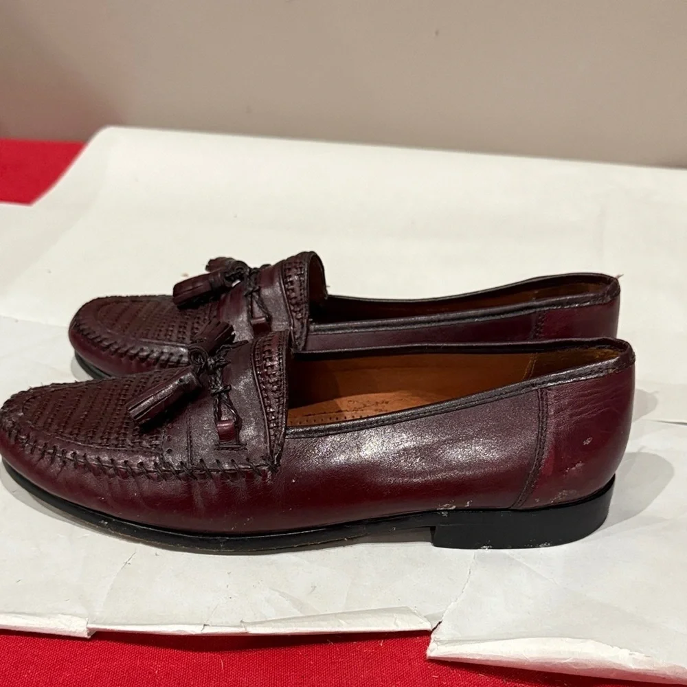 Nordstrom Men's Tassel Loafers in Deep Burgundy